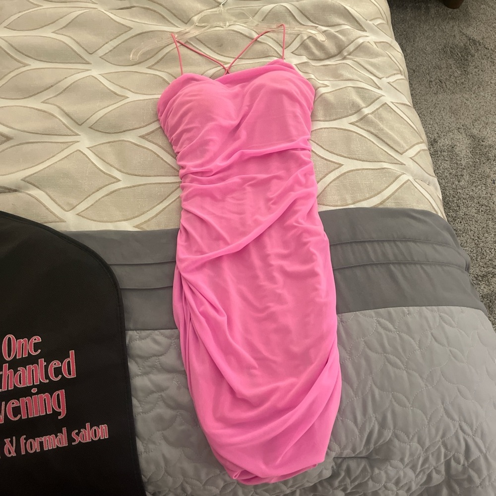Princess Polly Vibrant Pink Dress
